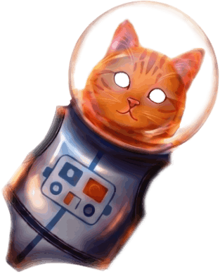 Astronaut Cat Body